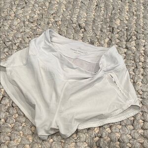 Outdoor Voices White Athletic Shorts